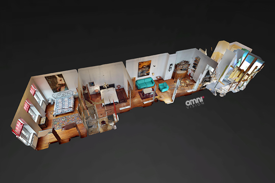 Cluj Apartments - Grand Apartment - tur virtual 3D imersiv si interactiv - OMNIvision