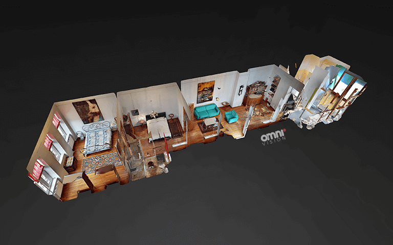 Cluj Apartments - Grand Apartment - tur virtual 3D imersiv si interactiv - OMNIvision