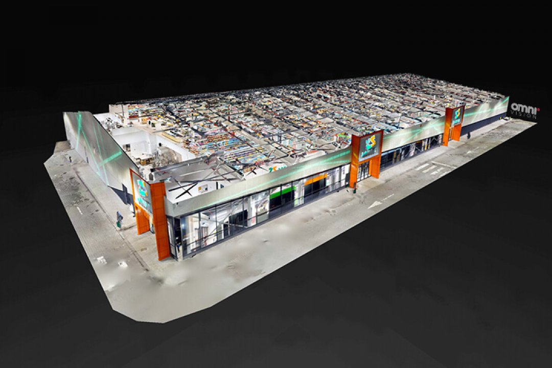 Zanfir Supermarket Focsani - tur virtual 3D magazin - OMNIvision