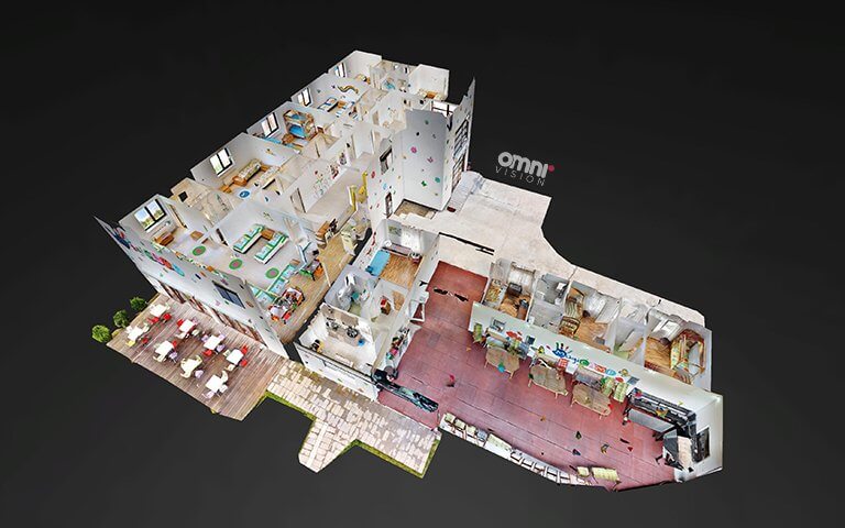 MagiCAMP - tur virtual 3D prin tabara | OMNIvision | Matterport Romania